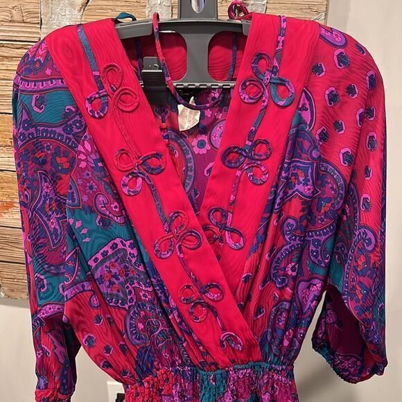 Vintage Diane Freis Maxi Dress Boho
Gypsy Abstract no size tag measures medium - Picture 3 of 11